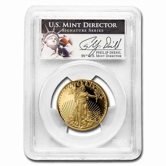 2011-W 1/2 oz Gold Eagle PR-69 PCGS (Diehl Signed) 2011-W 1/2 oz Gold Eagle PR-69 PCGS (Diehl Signed)