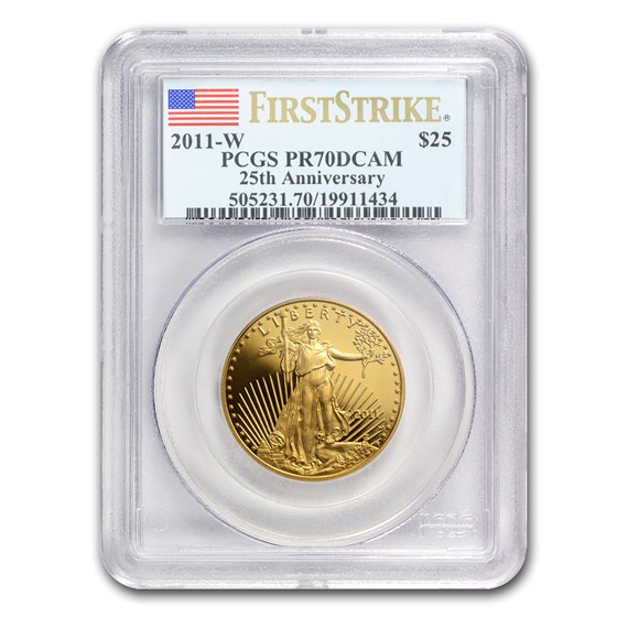 2011-W 1/2 oz Proof American Gold Eagle PR-70 PCGS (FS) 2011-W 1/2 oz Proof American Gold Eagle PR-70 PCGS (FS)
