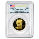 2011-W 1/2 oz Proof Gold Eliza Johnson PR-70 PCGS (FS)