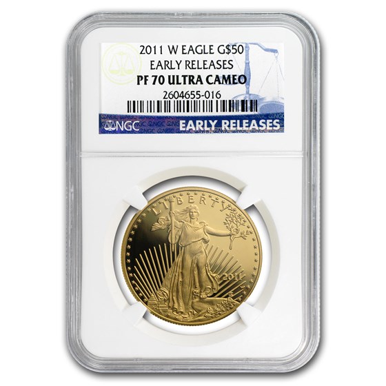 2011-W 1 oz Proof American Gold Eagle PF-70 NGC (ER)