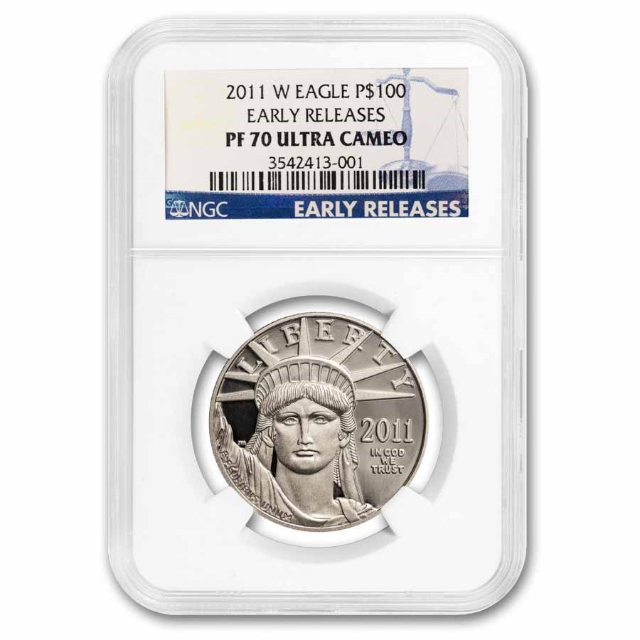 2011-W 1 oz Proof American Platinum Eagle PF-70 NGC (ER)