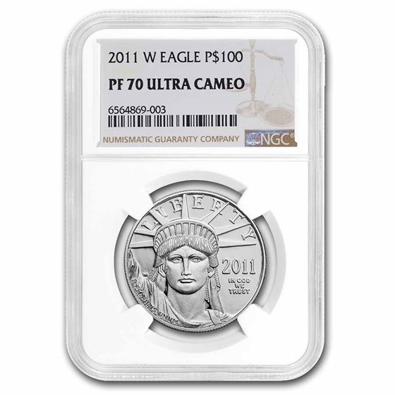 2011-W 1 oz Proof American Platinum Eagle PF-70 NGC 2011-W 1 oz Proof American Platinum Eagle PF-70 NGC