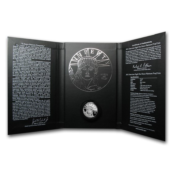 2011-W 1 oz Proof American Platinum Eagle (w/Box & COA) 2011-W 1 oz Proof American Platinum Eagle (w/Box & COA)