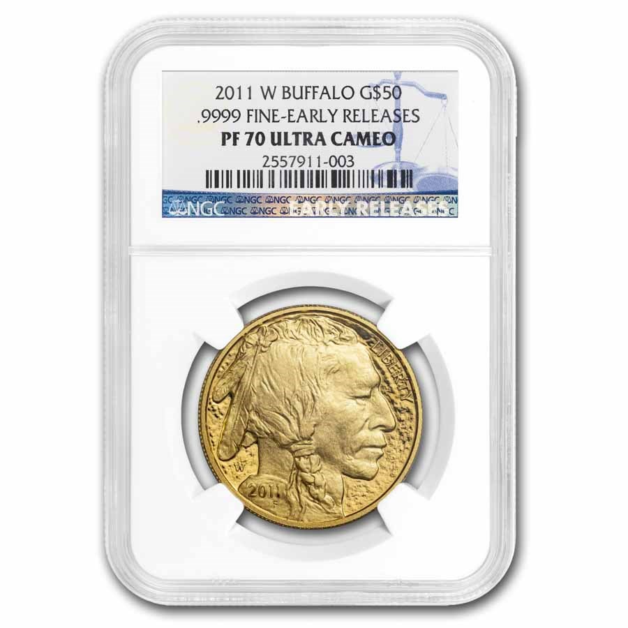 2011-W 1 oz Proof Gold Buffalo PF-70 NGC