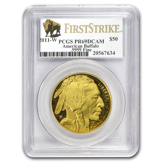 2011-W 1 oz Proof Gold Buffalo PR-69 PCGS (FirstStrike®) 2011-W 1 oz Proof Gold Buffalo PR-69 PCGS (FirstStrike®)