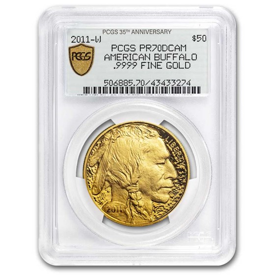 2011-W 1 oz Proof Gold Buffalo PR-70 PCGS 2011-W 1 oz Proof Gold Buffalo PR-70 PCGS