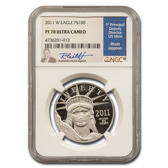 2011-W 1 oz Proof Platinum American Eagle PF-70 NGC (Jeppson) 2011-W 1 oz Proof Platinum American Eagle PF-70 NGC (Jeppson)