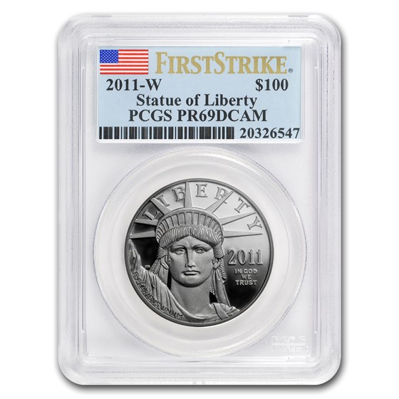 2011-W 1 oz Proof Platinum Eagle PR-69 DCAM PCGS (FirstStrike®) 2011-W 1 oz Proof Platinum Eagle PR-69 DCAM PCGS (FirstStrike®)