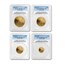 2011-W 4-Coin Proof American Gold Eagle Set PR-70 PCGS