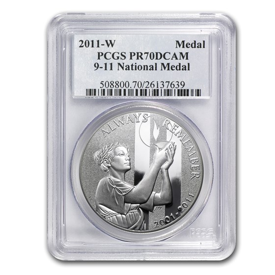 2011-W 9/11 National Medal PR-70 PCGS 2011-W 9/11 National Medal PR-70 PCGS