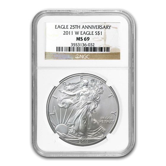 2011 (W) American Silver Eagle MS-69 NGC 2011 (W) American Silver Eagle MS-69 NGC