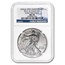 2011-W Burnished Silver Eagle MS-70 NGC (25th Anniv)