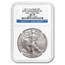 2011-W Burnished Silver Eagle MS-70 NGC (ER, 25th Anniv)