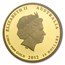 2012 1/10 oz Au Lunar Year of the Dragon PR-70 PCGS FS Flag Label