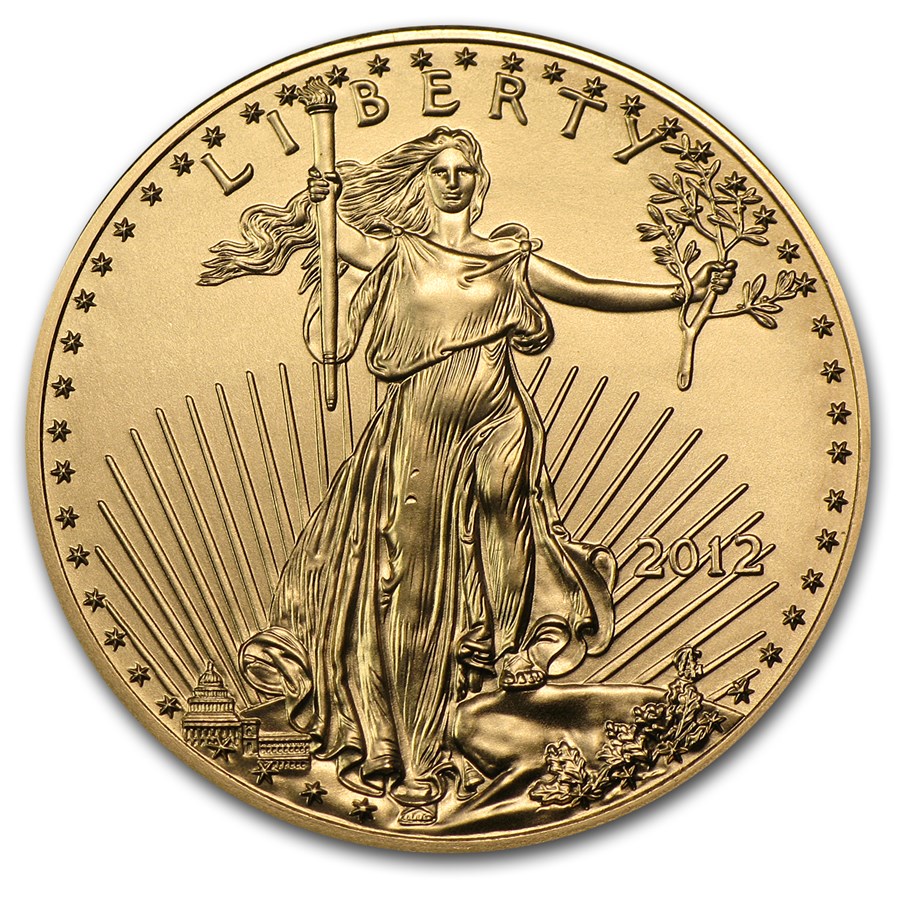 2012 1/2 oz American Gold Eagle BU