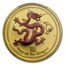 2012 1/4 oz Gold Year of the Dragon PR-70 PCGS (SII, Colored)