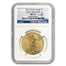 2012 1 oz American Gold Eagle MS-70 NGC (Early Releases)