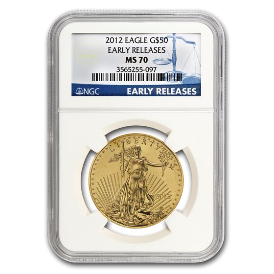 2012 1 oz American Gold Eagle MS-70 NGC (Early Releases) 2012 1 oz American Gold Eagle MS-70 NGC (Early Releases)