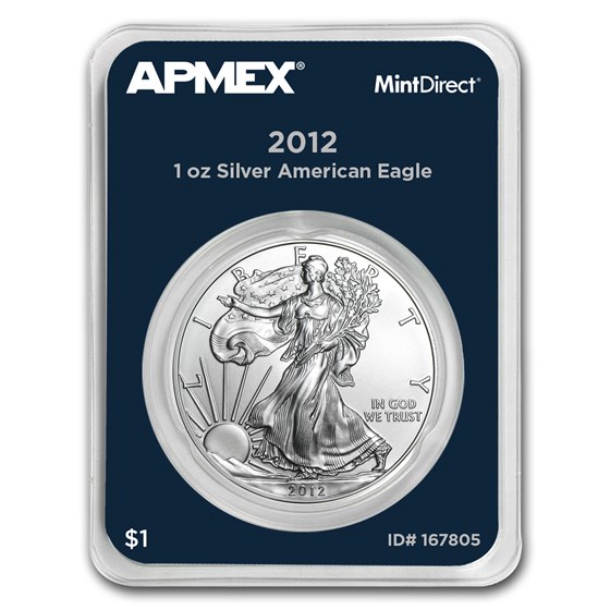 2012 1 oz American Silver Eagle (MintDirect® Single)
