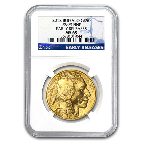 2012 1 oz Gold Buffalo MS-69 NGC (Early Releases) 2012 1 oz Gold Buffalo MS-69 NGC (Early Releases)