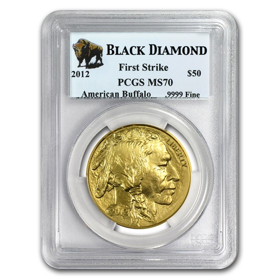 2012 1 oz Gold Buffalo MS-70 PCGS (FS, Black Diamond) 2012 1 oz Gold Buffalo MS-70 PCGS (FS, Black Diamond)