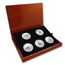 2012 5-Coin 5 oz Silver ATB Set (Elegant Display Box)