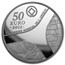 2012 5 oz Silver €50 Egyptian Heritage Proof (Abu Simbel)