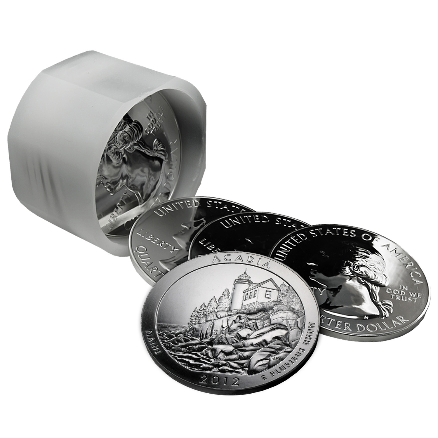 PCGS 限定2012枚　パラオ銀貨　my lovely bear  貨幣 Buy 2012 5 oz Silver ATB Acadia National Park, ME | APMEX