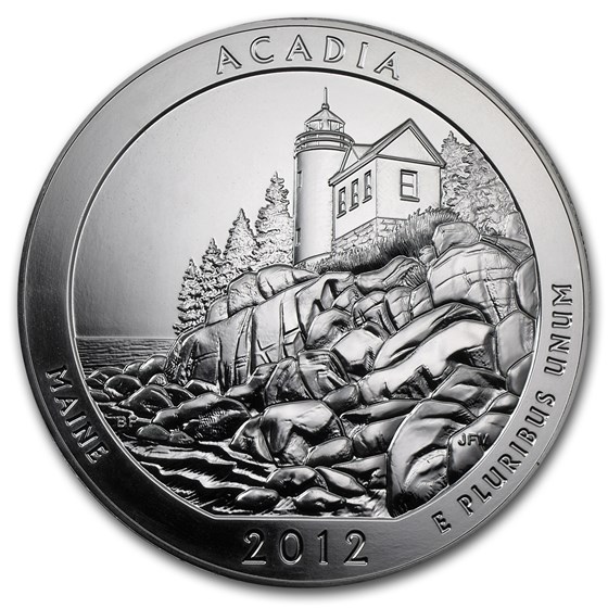 2012 5 oz Silver ATB Acadia National Park, ME 2012 5 oz Silver ATB Acadia National Park, ME
