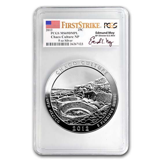 2012 5 oz Silver ATB Chaco Culture MS-69 DMPL PCGS (FS, Moy) 2012 5 oz Silver ATB Chaco Culture MS-69 DMPL PCGS (FS, Moy)