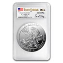 2012 5 oz Silver ATB El Yunque MS-69 DMPL PCGS (FS, Edmund Moy)