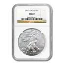 2012 American Silver Eagle MS-69 NGC