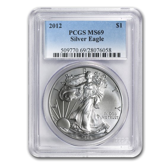 2012 American Silver Eagle MS-69 PCGS 2012 American Silver Eagle MS-69 PCGS
