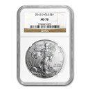 2012 American Silver Eagle MS-70 NGC