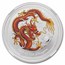 2012 AUS 1/2 oz Silver Year of the Dragon MS-69 NGC (Colorized)