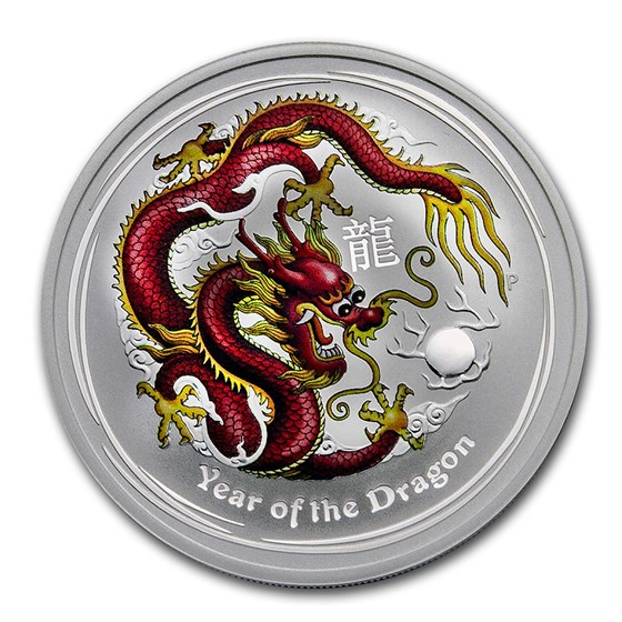 2012 AUS 1 oz Silver Year of the Dragon (Colorized, ANDA Special) 2012 AUS 1 oz Silver Year of the Dragon (Colorized, ANDA Special)