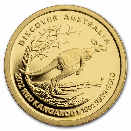 2012 Australia 1/10 oz Discover Australia Kangaroo BU 2012 Australia 1/10 oz Discover Australia Kangaroo BU