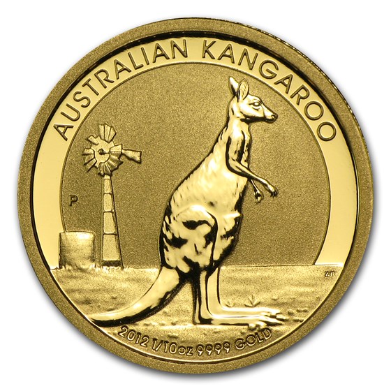2012 Australia 1/10 oz Gold Kangaroo BU 2012 Australia 1/10 oz Gold Kangaroo BU