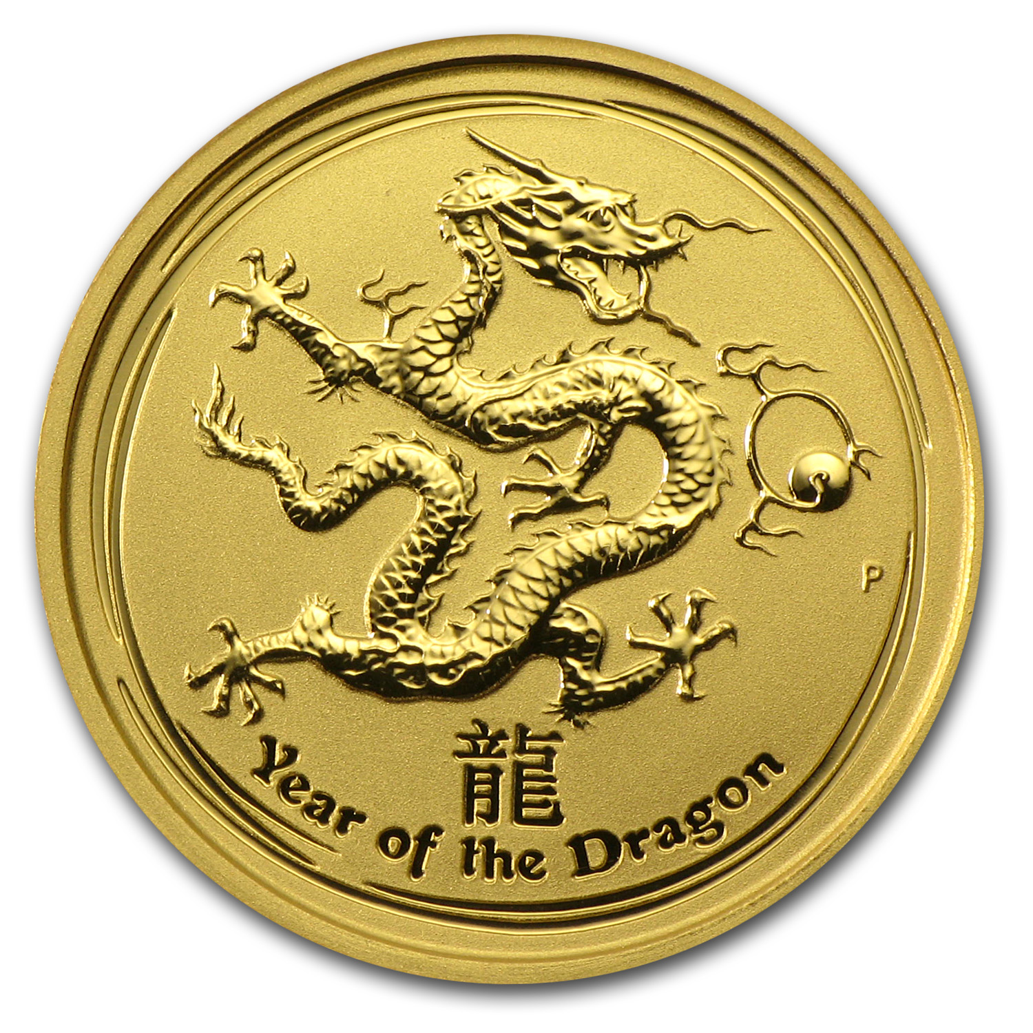 Buy 2012 Australia 1/10 oz Gold Lunar Dragon BU (Series II
