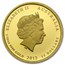 2012 Australia 1/10 oz Gold Lunar Dragon Prf (SII, Colorized)