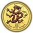 2012 Australia 1/10 oz Gold Lunar Dragon Prf (SII, Colorized)