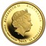 2012 Australia 1/10 oz Gold Lunar Dragon Proof (SII)