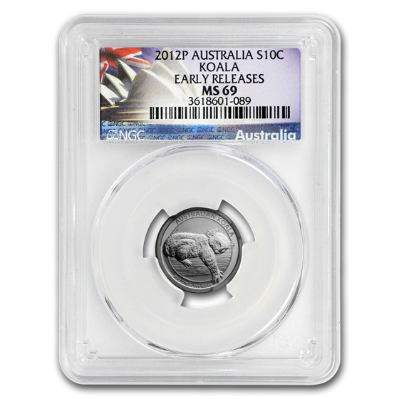 2012 Australia 1/10 oz Silver Koala MS-69 NGC 2012 Australia 1/10 oz Silver Koala MS-69 NGC