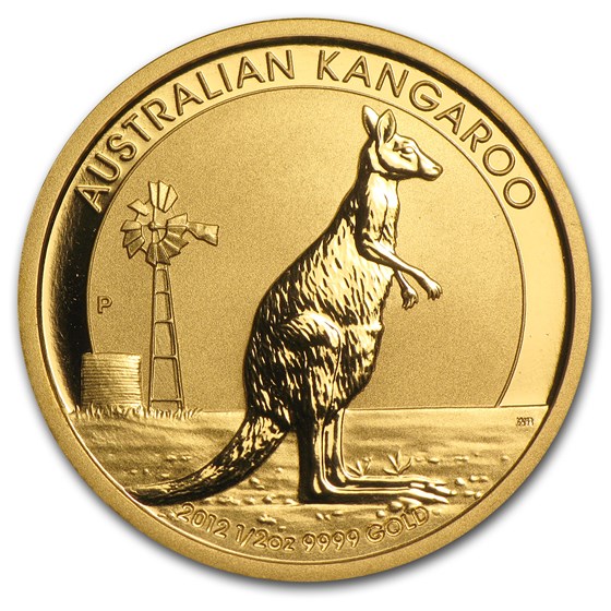 2012 Australia 1/2 oz Gold Kangaroo BU 2012 Australia 1/2 oz Gold Kangaroo BU