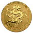 2012 Australia 1/2 oz Gold Lunar Dragon BU (Series II)