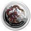 2012 Australia 1/2 oz Silver Dragon Proof (Colorized)