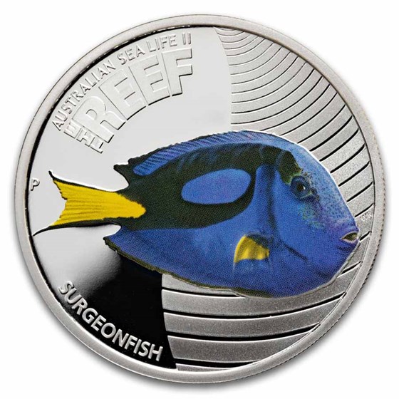 2012 Australia 1/2 oz Silver Surgeonfish (Coin Only)