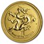 2012 Australia 1/20 oz Gold Lunar Dragon BU (Series II)