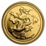 2012 Australia 1/4 oz Gold Lunar Dragon Proof (Series II)