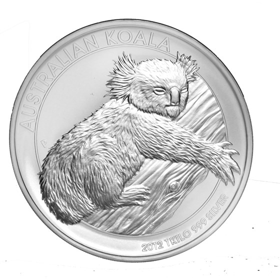 2012 Australia 1 kilo Silver Koala BU 2012 Australia 1 kilo Silver Koala BU